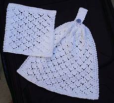 Hand Knitted Lace Towels