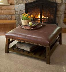 Leather Coffee Table