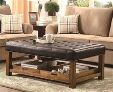 Leather Coffee Table