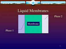 Liquid Membranes