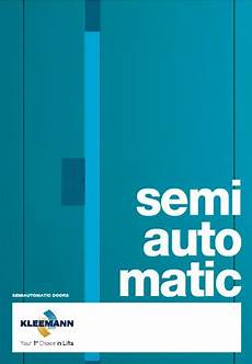Semi-Automatic Lift Doors